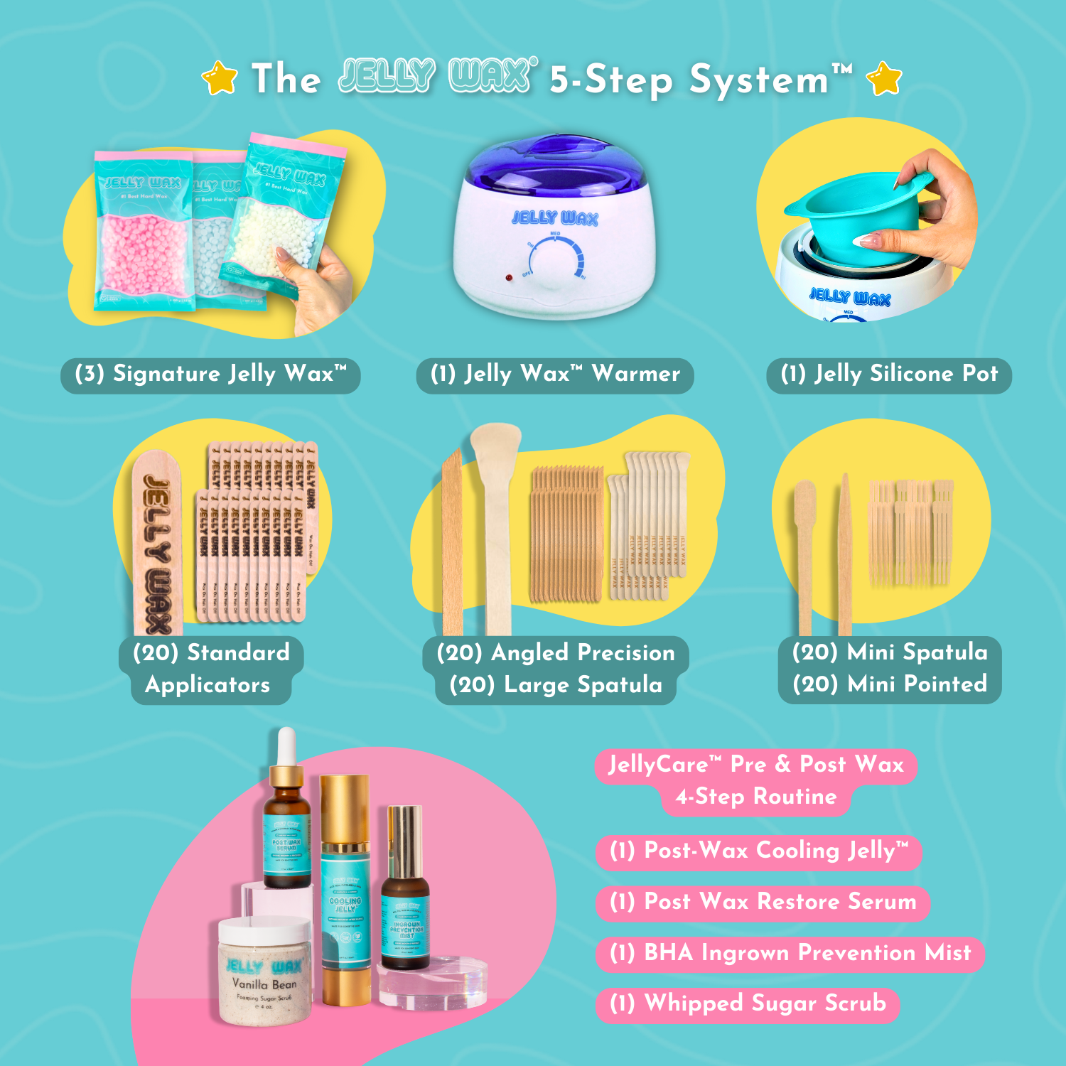 The Jelly Wax 5-Step System™