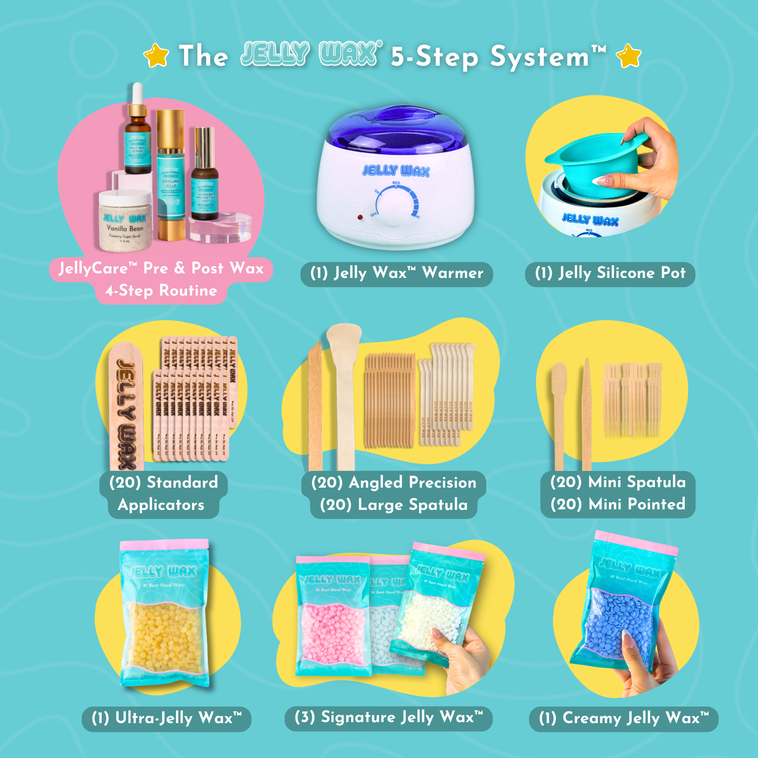 Jelly Wax® All-In-One Wax Bundle