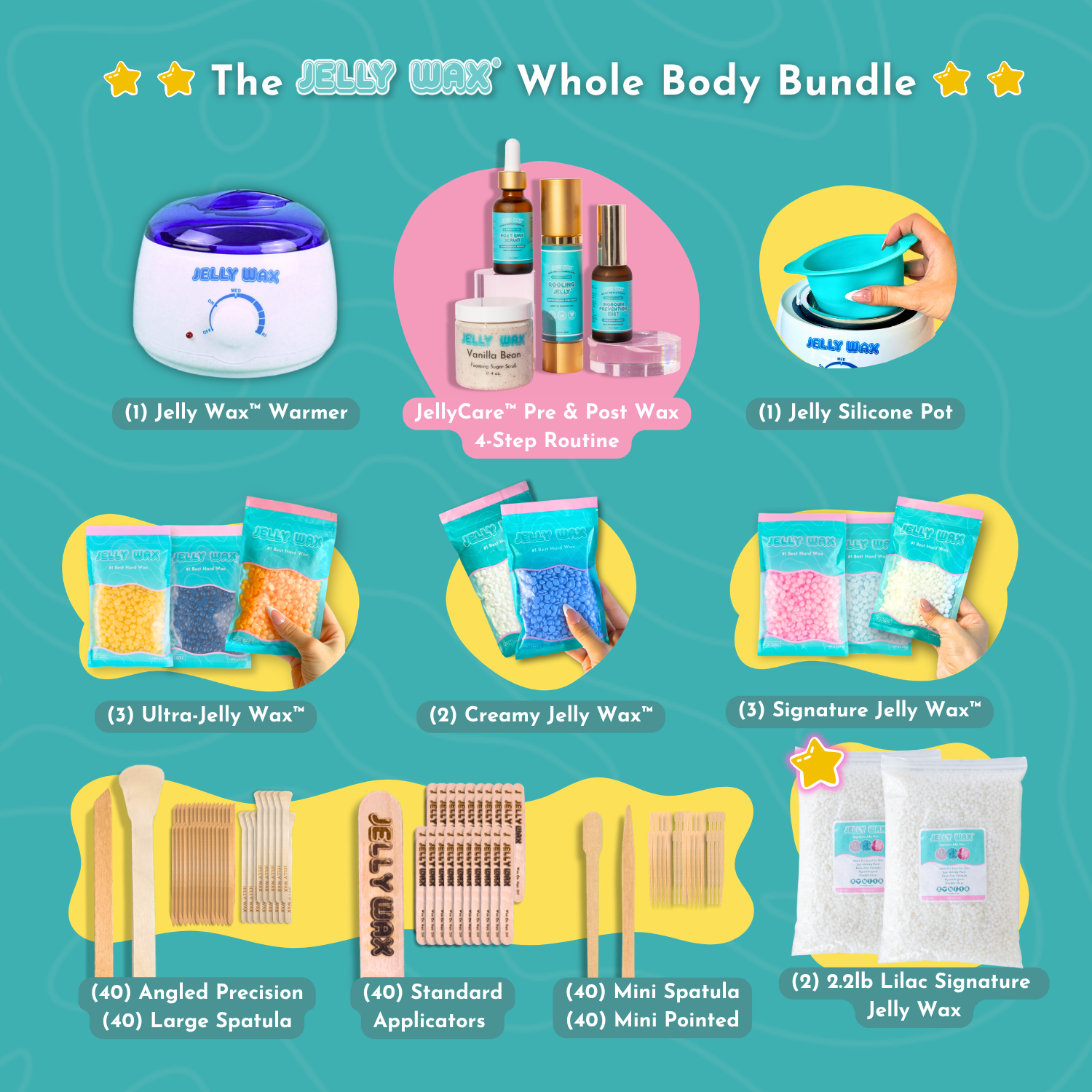 Jelly Wax® All-In-One Wax Bundle