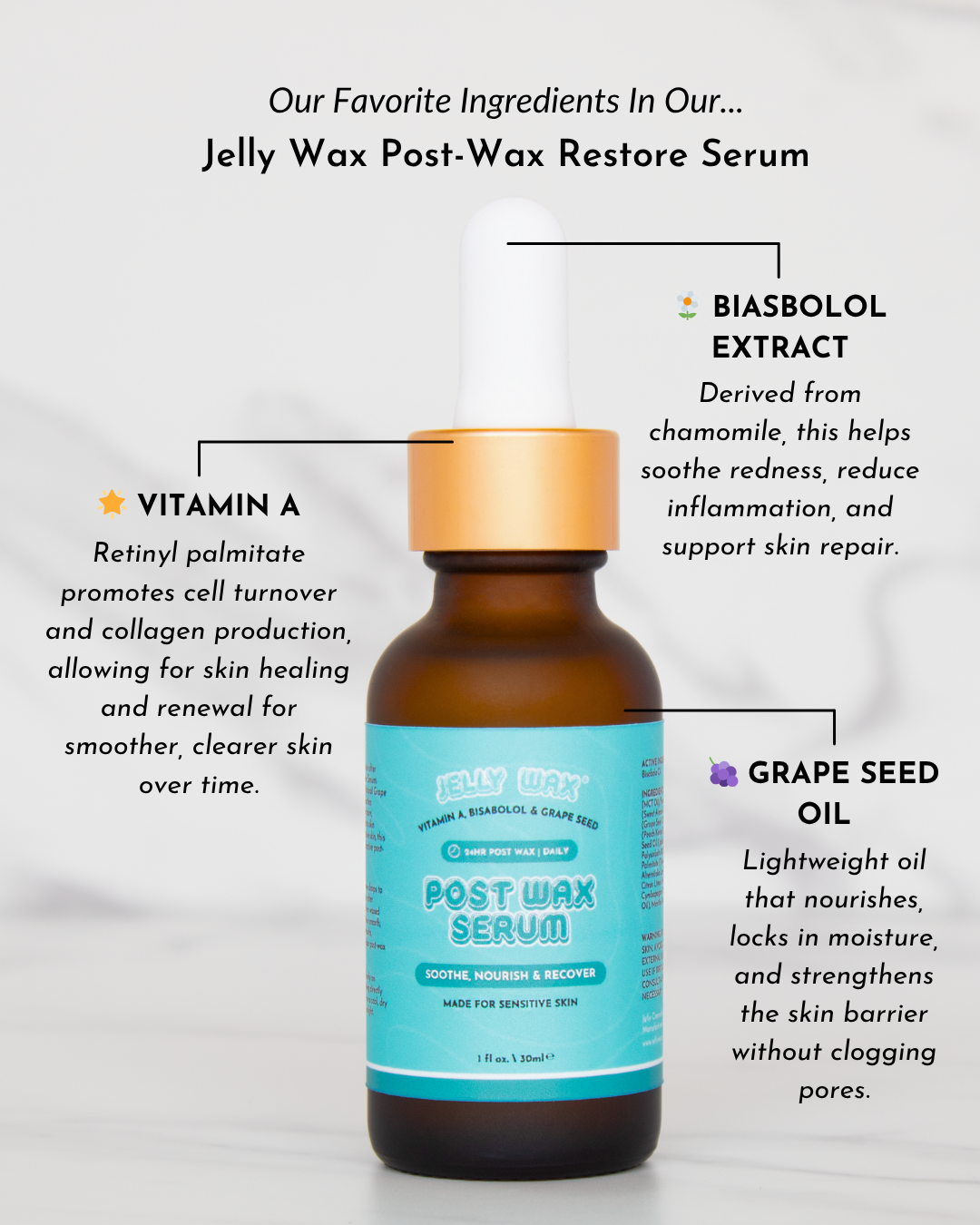 JellyCare™ Pre & Post Wax Routine
