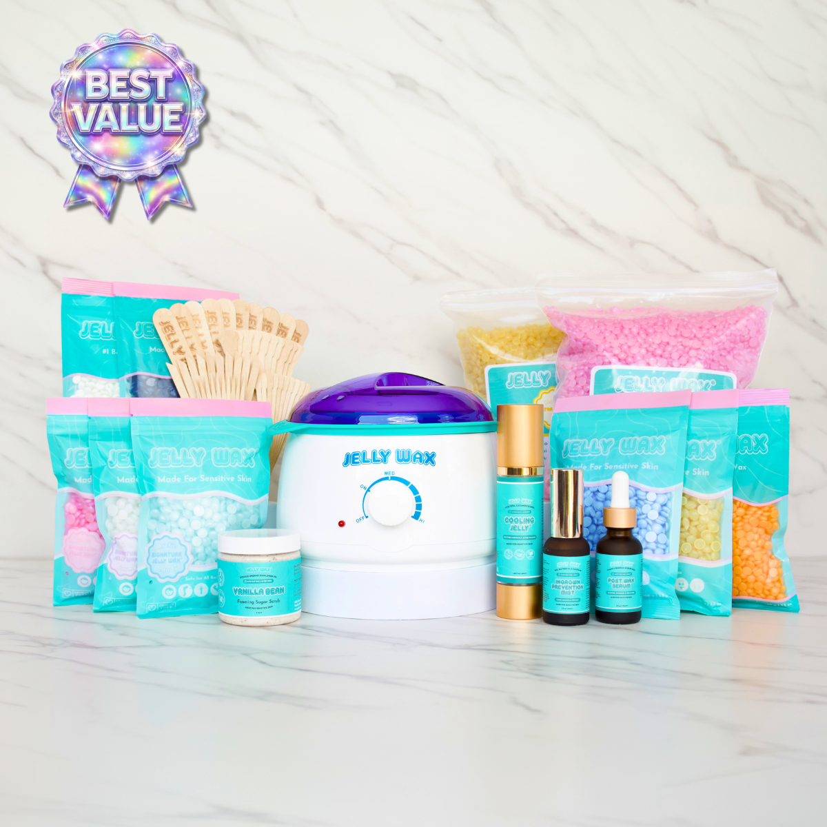 Jelly Wax® All-In-One Wax Bundle