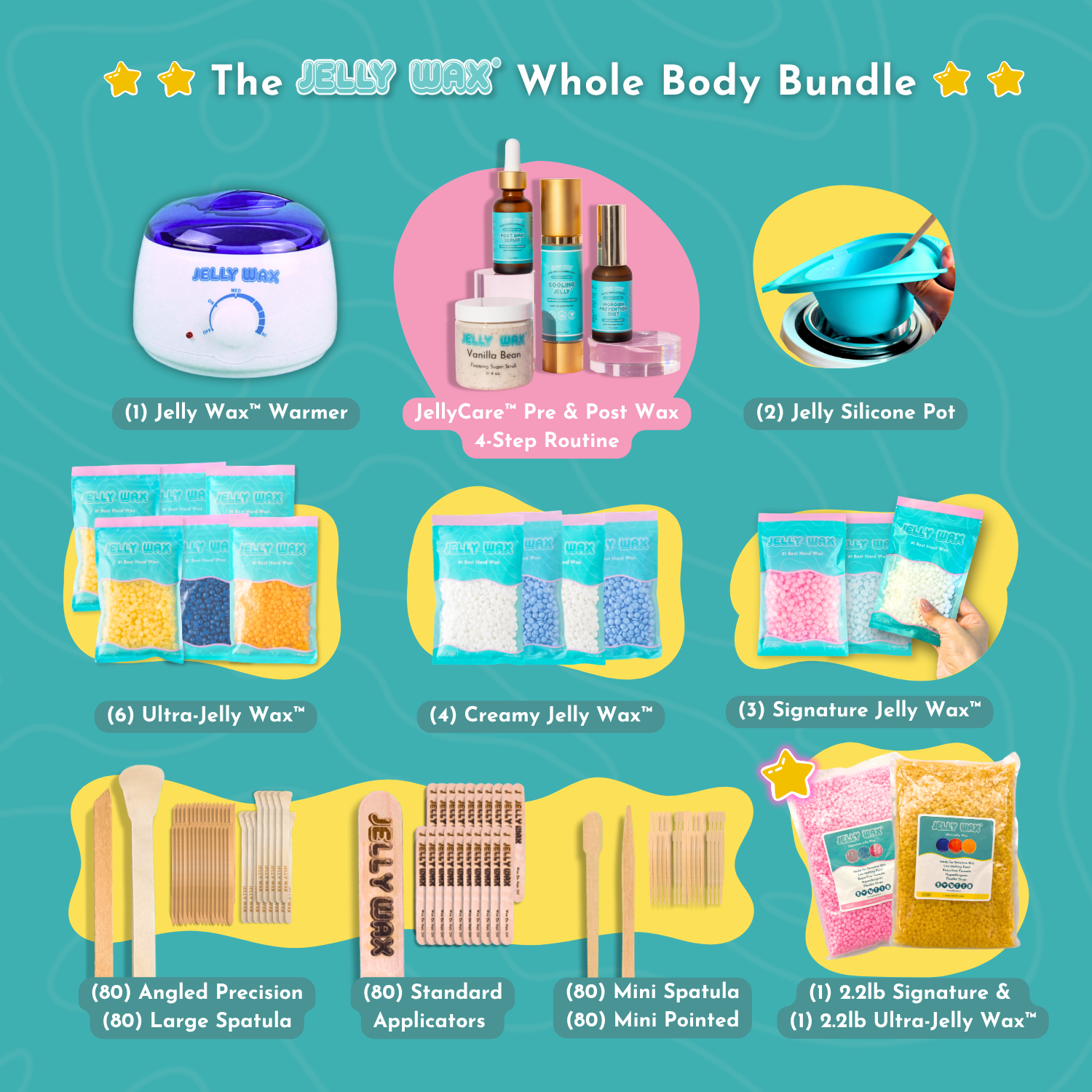 Jelly Wax® All-In-One Wax Bundle