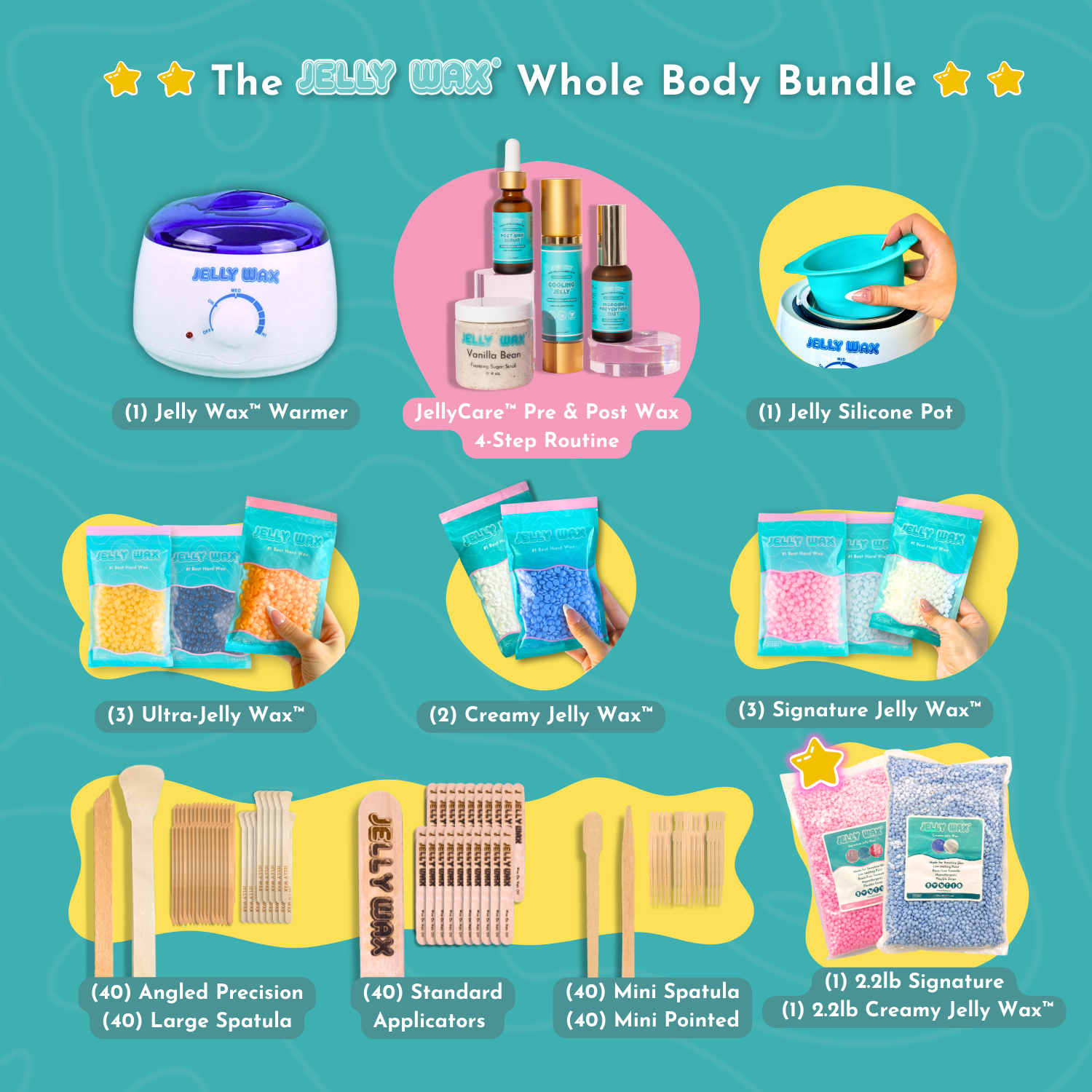 Jelly Wax® All-In-One Wax Bundle