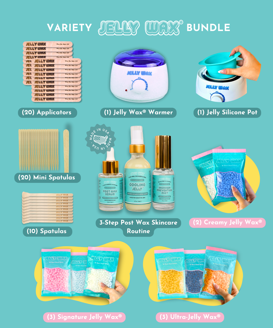 Jelly Wax® All-In-One Wax Kit