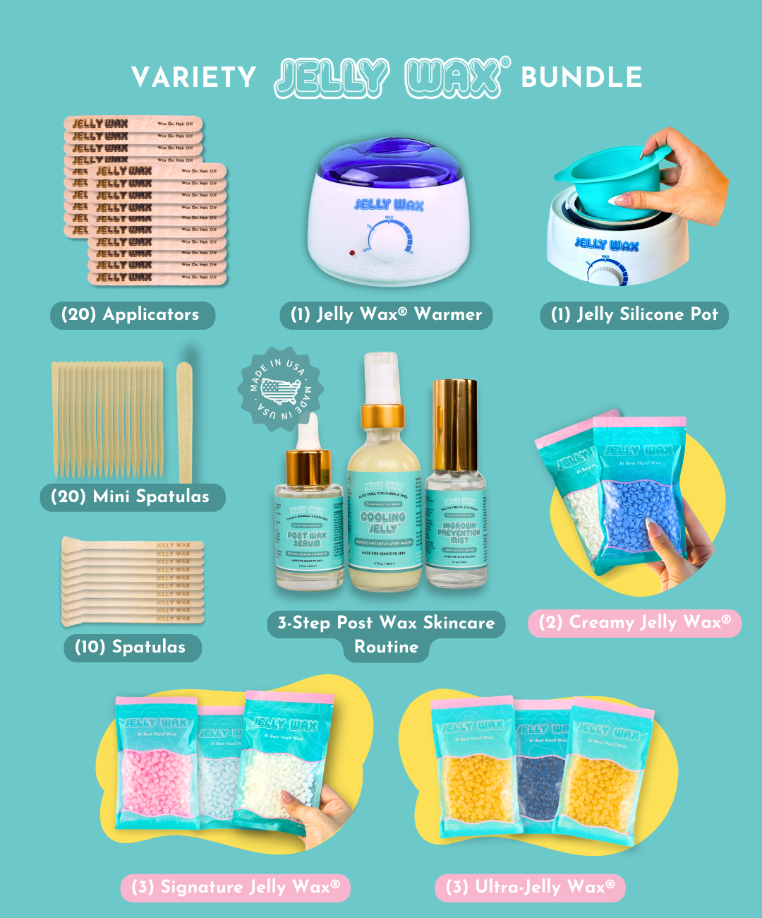 Jelly Wax® All-In-One Wax Kit